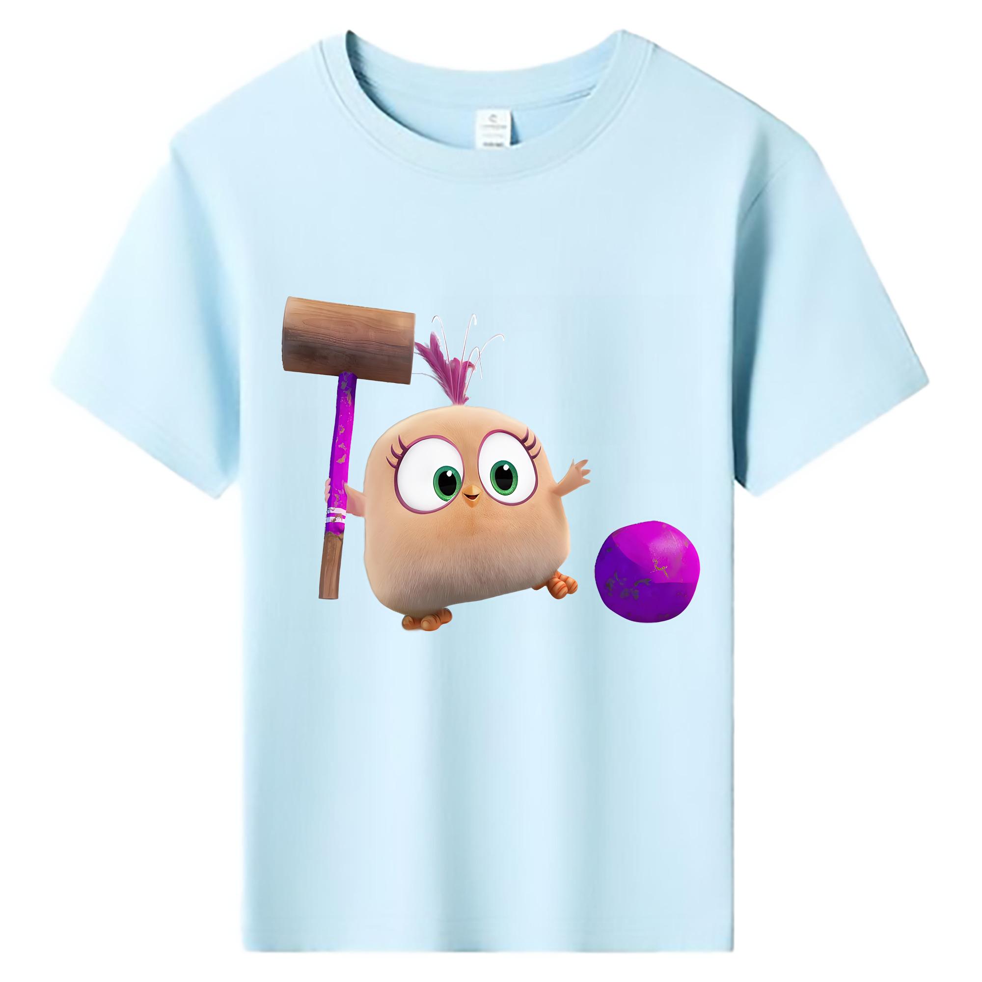 （画像用） Angry Birds アングリーバード 綿100％キッズTシャツ（フロントプリント）